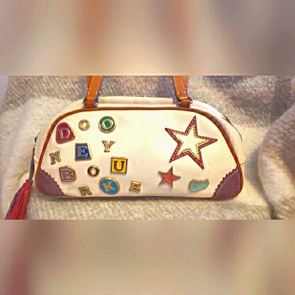 Dooney & Bourke #5 Shoulder Bag with Colorful Accents